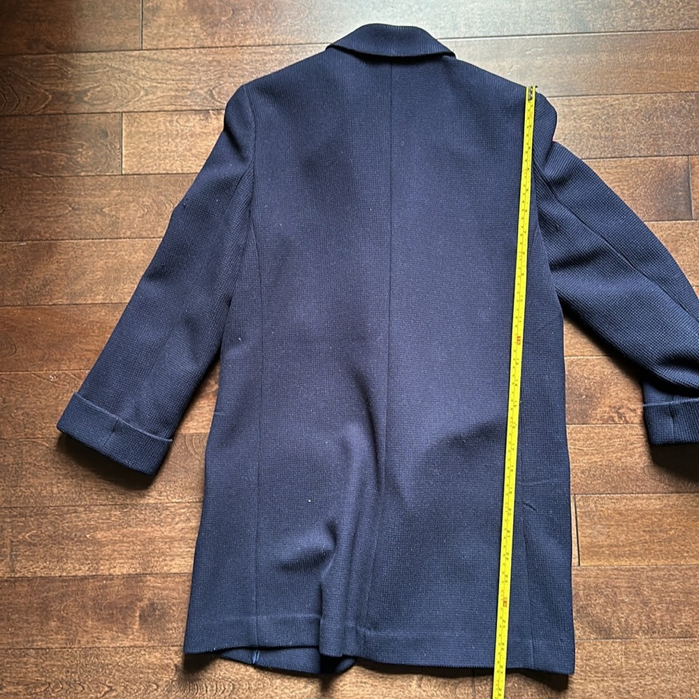 Express Columnist Open Front Boyfriend Blazer Nav… - image 8